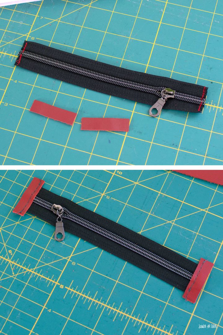 DIY Wristlet - Zipper Tabs