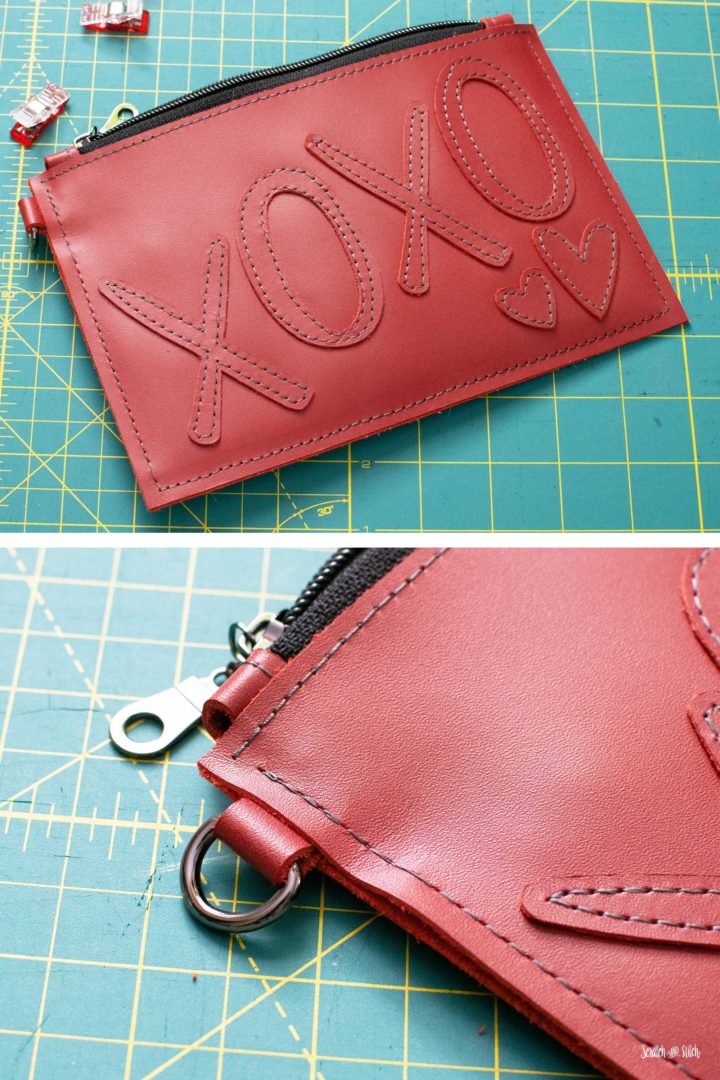 Topstitching Leather - Cricut Leather Project