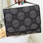 Rose Apothecary Fabric on a Toiletry Bag