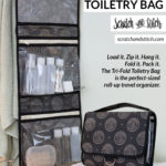 Roll-Up Toiletry Bag Sewing Pattern