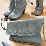 Upcycled Boots to Purse Refashion