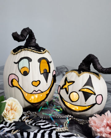 DIY Halloween Craft pumpkin Jack-O-Lanterns