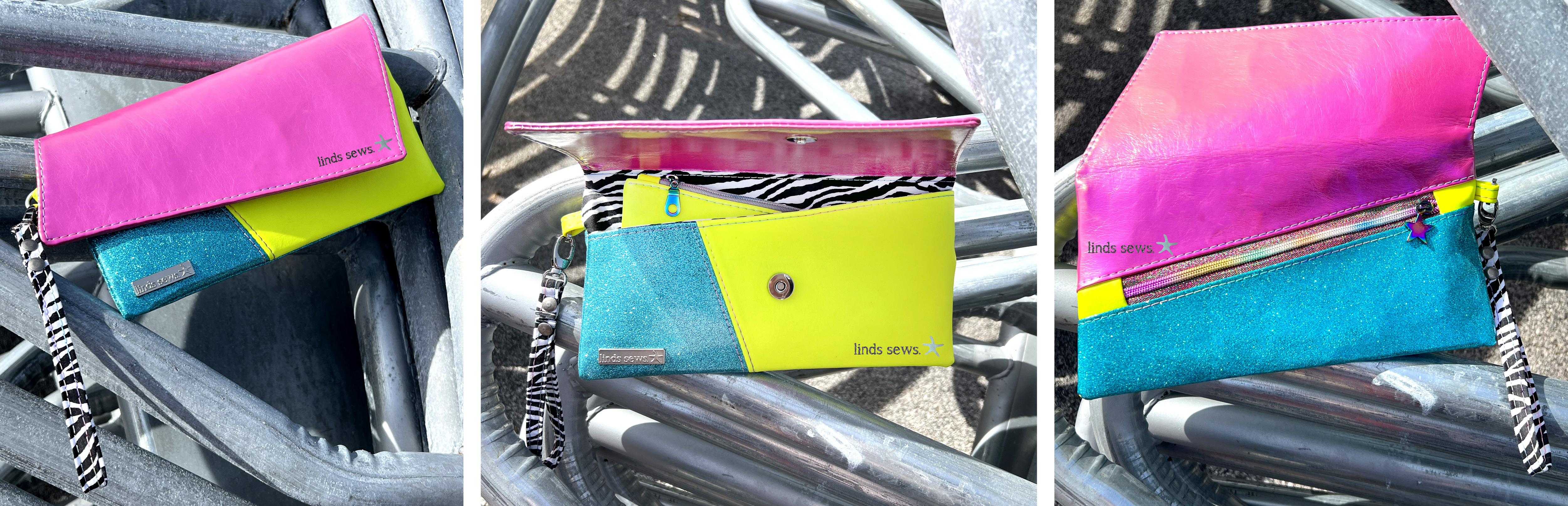 Chic Clutch Wallet Sewing Pattern with Videos