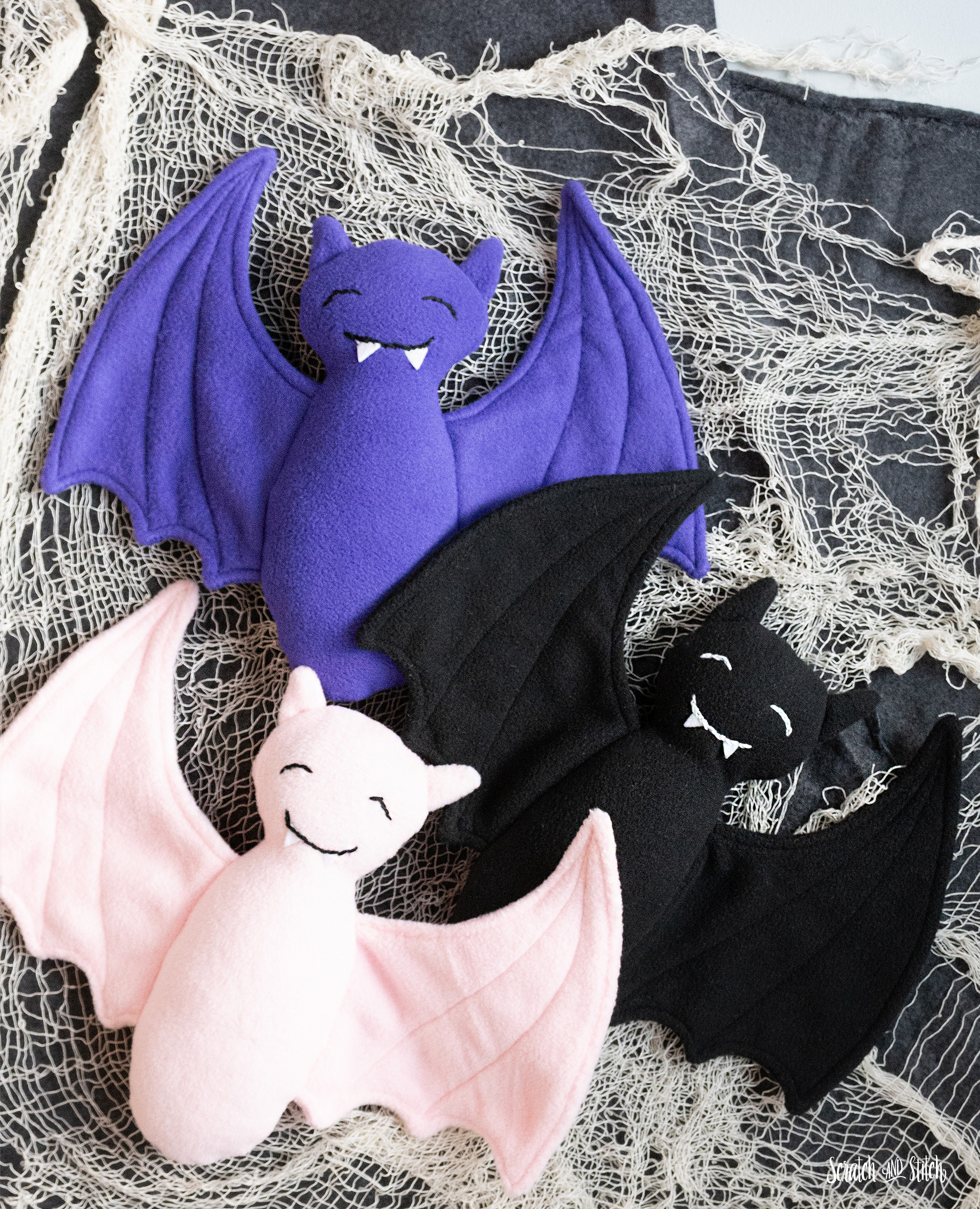 Bat Stuffed Animal Sewing Pattern - Digital Download