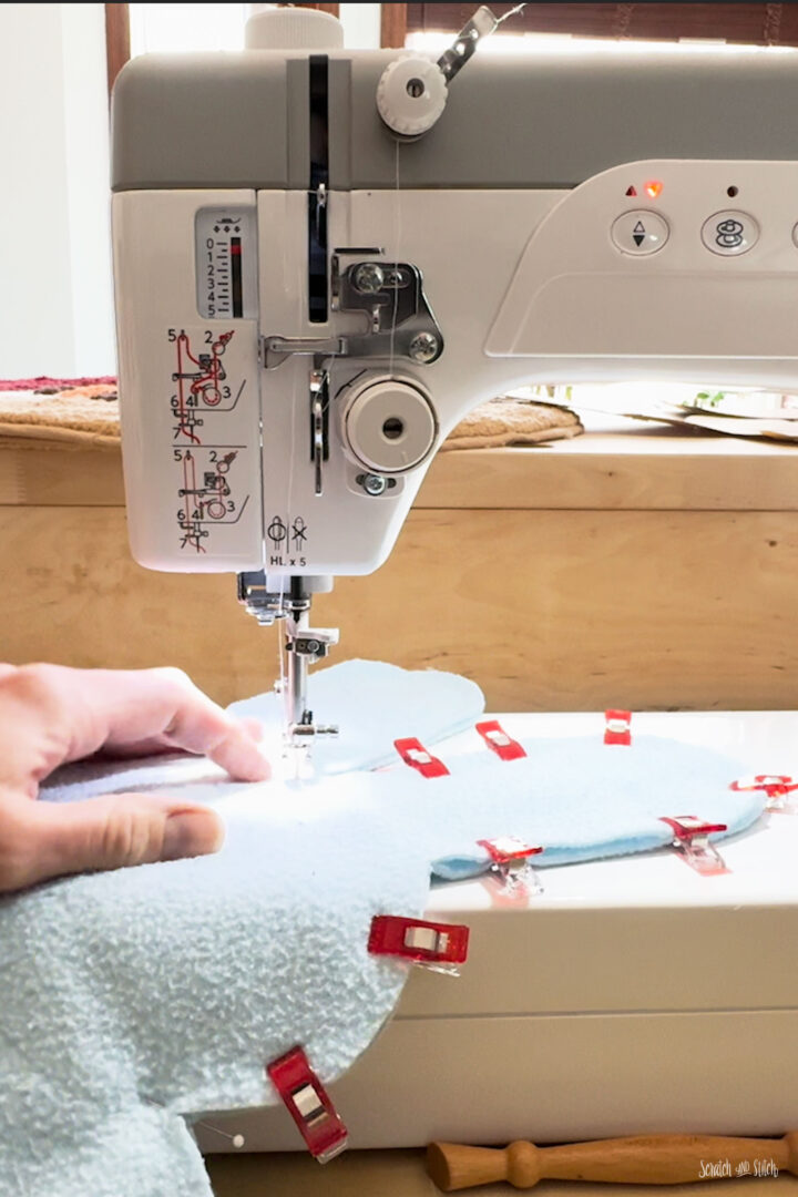 Using a Sewing Machine to Sew Stuffed Animals