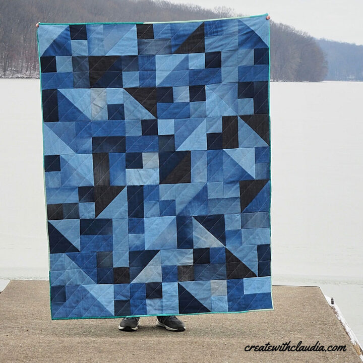 How to Make an Upcycled Denim Quilt