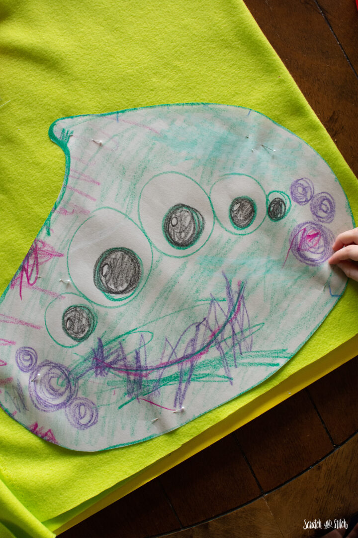 Kids Drawing to Stuffed Animal Sewing Patterns