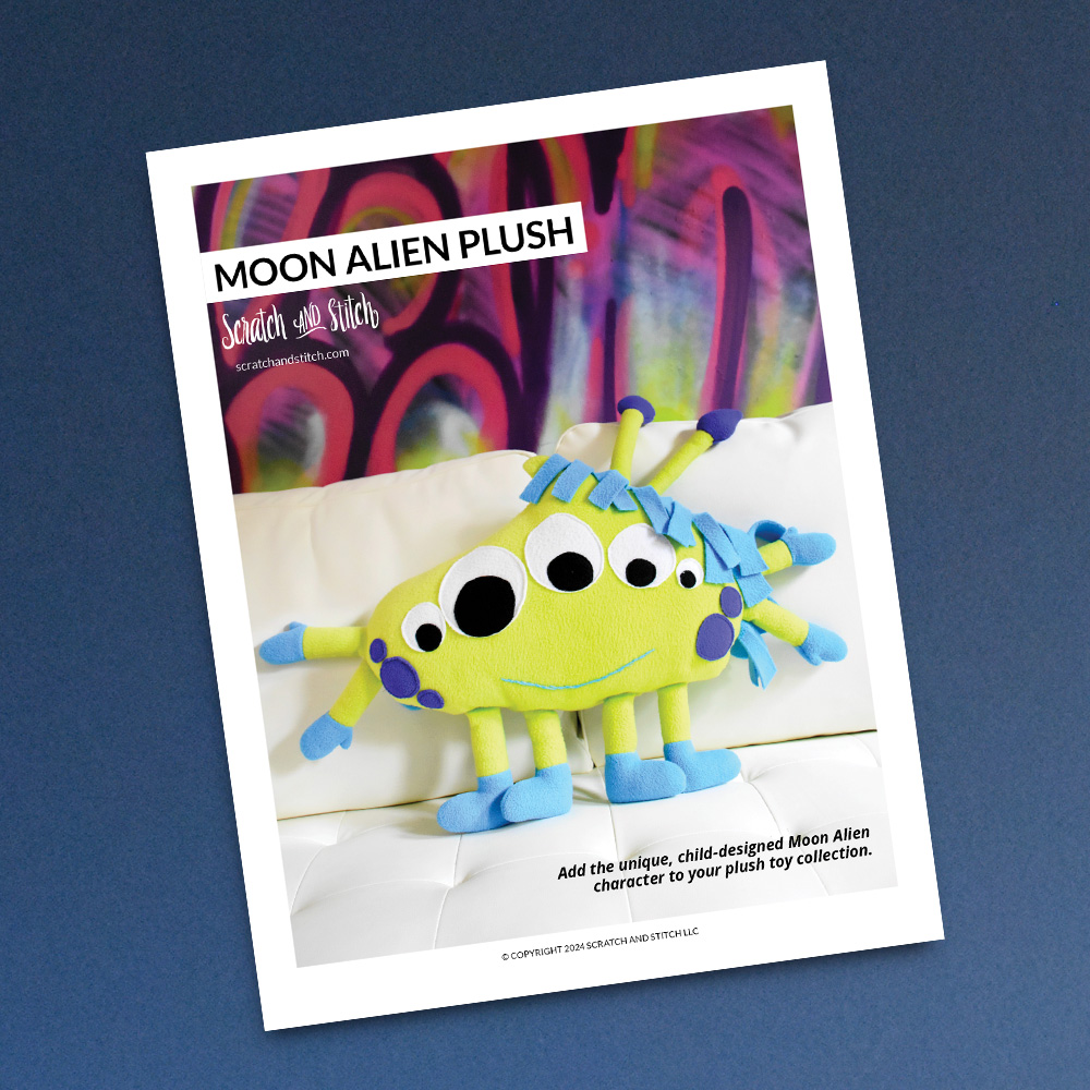 Plush Alien Sewing Pattern