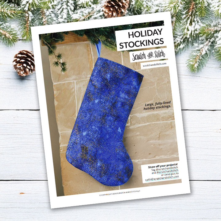 Beginner Christmas Stockings Sewing Pattern