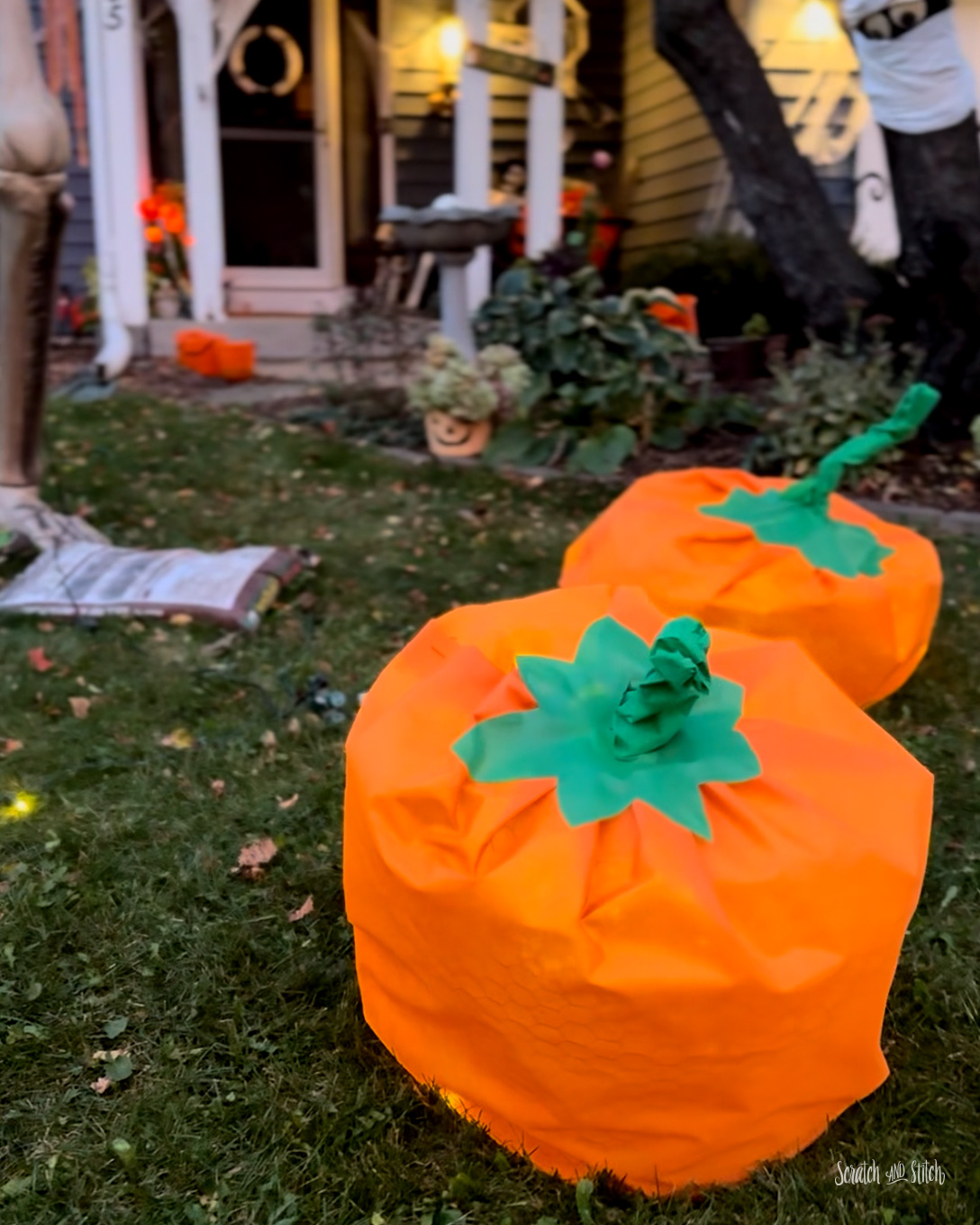How to Create a Giant Pumpkin Patch | Scratch and Stitch