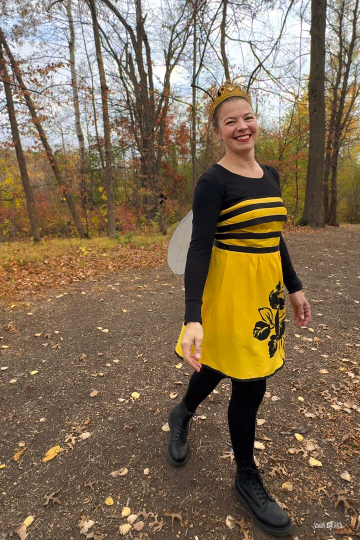 Easy DIY Bee Costume for Adults