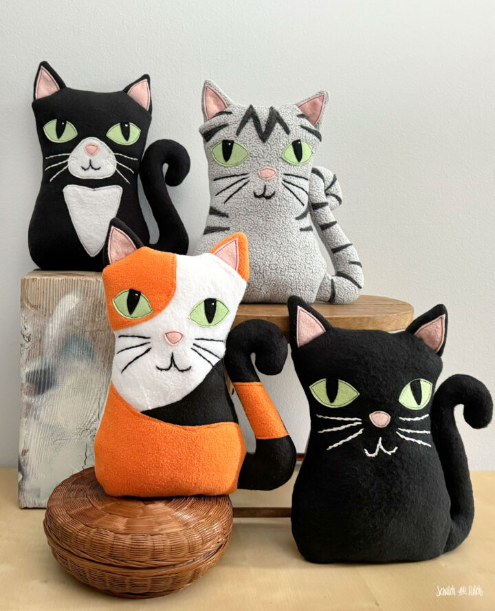 Easy, Beginner-Friendly Plush Sewing Patterns - Cat